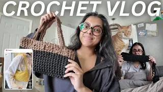 Thumbnail: I want a new summer purse so I'm just gonna make one myself | CROCHET VLOG 🧶
