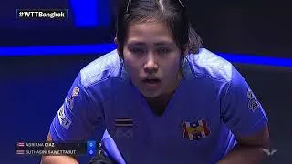 Thumbnail: Analyse of Table tennis Match - Adriana DIAZ vs Suthasini SAWETTABUT   WS R16   #WTTBangkok 2023