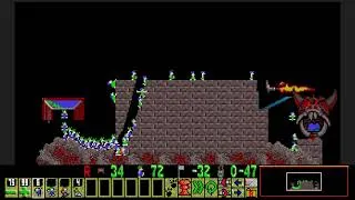 Thumbnail: Lemmings Plus I - Medi 25: Wall of Wisdom MAX%? (78/80 Solution)