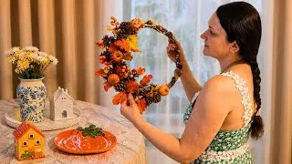 Thumbnail: Cozy Fall Decor 🍁 DIY Autumn Wreath, Homemaking & Cooking