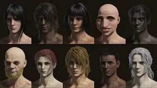Thumbnail: Elden Ring - All NPC faces with sliders + 245 unused characters