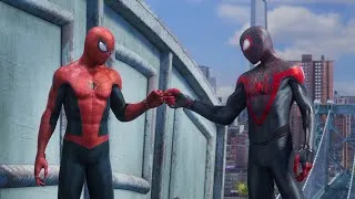 Thumbnail: Peter And Miles TalksToEachOtherWithPeter'sRedAndBlackClassicSuitAndMiles'OGClassicSuit-Spider-Man2