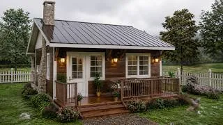 Thumbnail: Charming 646 Sq Ft Cottage House | Smart 2 Bedroom Small Home Design