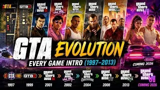 Thumbnail: GTA Evolution | Every Game Intro (1997–2013) #gta #gta6