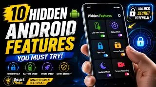 Thumbnail: 10 Hidden Android Features You Must Try! 🔥 | Smart Picks