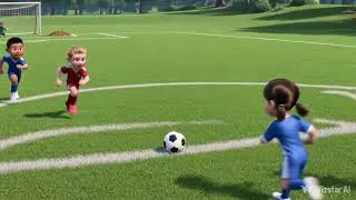 Thumbnail: ⚽😂 Funny Kids Soccer Game! The Craziest Goal Ever! 🏆 | 3D Animated Cartoon for Kids