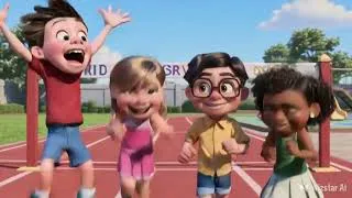 Thumbnail: 😂 Funny Kids Race! 🏃‍♂️🏃‍♀️ Everyone Wins! 🎉 | Hilarious 3D Animated Cartoon for Kids