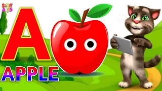 Thumbnail: Phonics Song 2 with TWO Words in 3D - A For Apple🍎🍏- ABC Alphabet Songs with Sounds for Children's