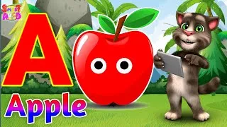 Thumbnail: Phonics Song 2 with TWO Words in 3D - A For Apple🍎🍏- ABC Alphabet Songs with Sounds for Children's
