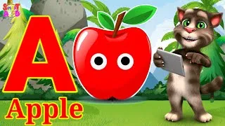 Thumbnail: Phonics Song 2 with TWO Words in 3D - A For Apple🍎🍏- ABC Alphabet Songs with Sounds for Children's