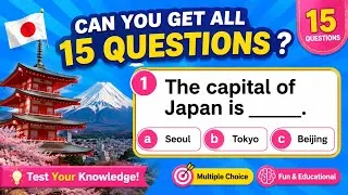 Thumbnail: Can You Get All 15 Questions Right? 🤔 | Ultimate GK Quiz Challenge
