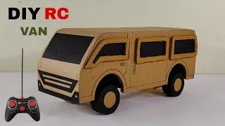 Thumbnail: DIY Cardboard RC Van Car | How to Make a Cardboard Remote Control Van at Home#carboardcraft 