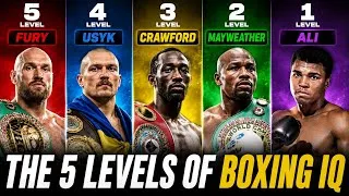 Thumbnail: The 5 Levels of Boxing IQ 🧠🥊 (From Tyson Fury to Muhammad Ali)