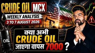 Thumbnail: Crude Oil MCX Weekly Analysis 4-7 AUGUST 2026 l Crude Oil Tomorrow Analysis #crudeoilnews