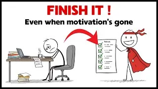 Thumbnail: How to Actually Finish What You Start (Even When Motivation’s Gone)