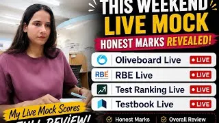 Thumbnail: This Weekend Live Mock Scores | Honest marks revealed | Full Review #ssc #ssccgl #score #mocktest