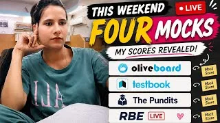 Thumbnail: 4 Mocks This Weekend 📚 | Honest Mock Scores & My Progress | SSC CGL 2026 #ssc #ssccgl #cgl2026