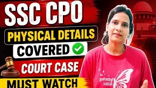 Thumbnail: All issues about SSC CPO physical Covered | Must Watch before going | Court Case | Re-physical #ssc