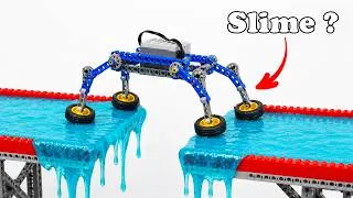 Thumbnail: Testing LEGO Walking Vehicle Cross Extreme Slime Gaps | Smart Lego
