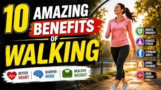 Thumbnail: 10 Amazing Benefits of Walking Every Day | What Happens to Your Body?