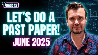 Thumbnail: Grade 12 Maths Paper 1 | Solve These 5 Exam Questions Before Your Matric Exam! 🚀