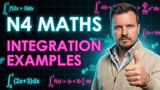 Thumbnail: 🎓 N4 Maths | Integration Past Paper Questions | Step-by-Step Solutions