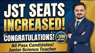 Thumbnail: CONGRATULATIONS | JST SEATS INCREASED #jst