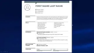 Thumbnail: .Net Resume preparation - Part 1