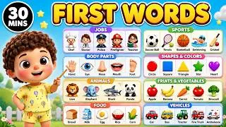 Thumbnail: Baby First Words | Learn to Talk for Babies & Toddlers | Smart Tito