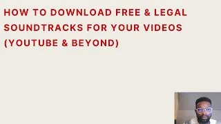 Thumbnail: The Creator's Guide to Downloading FREE Music