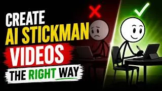 Thumbnail: How to Create StickMan Videos Using AI (And 3 Things Not To Forget)