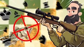 Thumbnail: Martin vs Stockfish...But He Has a Sniper Rifle