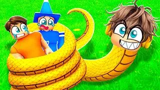 Thumbnail: Bitten by a SMARTY SNAKE in Roblox!