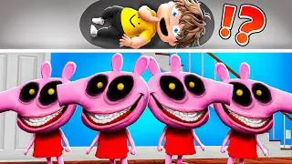 Thumbnail: Hiding in the ROOF to Escape SCARY PEPPA ARMY!