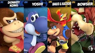 Thumbnail: Super Smash Bros. Ultimate – Team-Stamina Fight in Kongo Falls