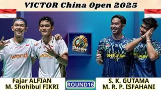 Thumbnail: Alfian/Fikri vs Gutama/Isfahani | VICTOR China Open 2025 Men's Doubles R16 Highlights