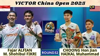 Thumbnail: Alfian/Fikri vs Choong/Haikal | VICTOR China Open 2025 Men's Doubles R32 Highlights