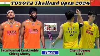 Thumbnail: Men's Doubles Final | Rankireddy/Shetty vs Chen/Liu | Thailand Open 2024