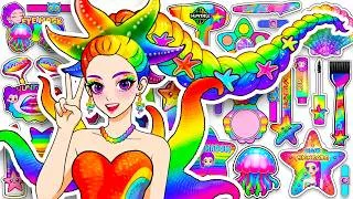 Thumbnail: 💖Paper DIY💖KPOP DEMON HUNTERS Rumi Starfish Colorful Hair + Skincare + Makeup Blind Bag Unboxing