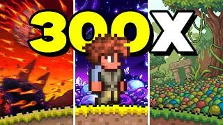 Thumbnail: I Played 100% of Terraria Calamity With 300X Spawn Rates... It Took Everything.