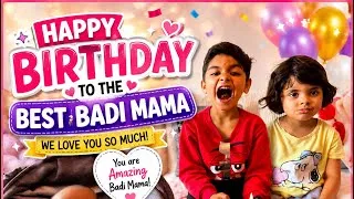 Thumbnail: Happy Birthday to the Best Badi Mama 🎂❤️ | Family Birthday Celebration | Smile Bhatti David