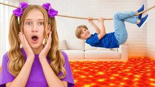 Thumbnail: The Floor is Lava Challenge for kids