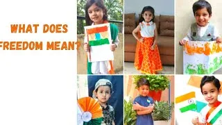 Thumbnail: Kids messages on freedom of india | independenceday wishes by Kids