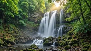 Thumbnail: Serenity in Nature 🌿 River Streams, Birds & Wind – Natural Healing Ambience