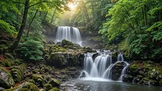 Thumbnail: Magical Forest Sounds ✨ River, Birds & Soft Piano for Deep Relaxation & Healing