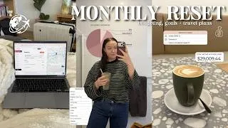 Thumbnail: RESET WITH ME 👩🏻‍💻💰 budgeting, goals, travel plans + life updates