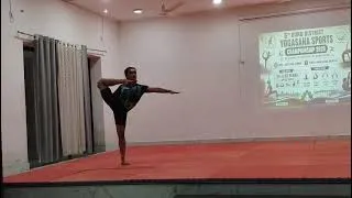 Thumbnail: Our Champion Girl in Action! 🏆✨ artistic Yogasana performance 