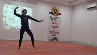 Thumbnail: Artistic single Yogasana performance district level yoga Compitition 2026 #yoga 