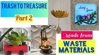Thumbnail: बेकार सामान से बनाया इतना सुन्दर craft| Trash To Treasure #diy #bestoutofwaste