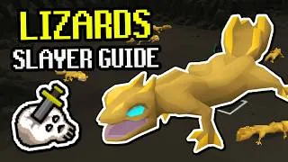 Thumbnail: BEST Method Lizard / Sulfur Lizards Slayer Guide w/ Cannon Method (OSRS 2026)